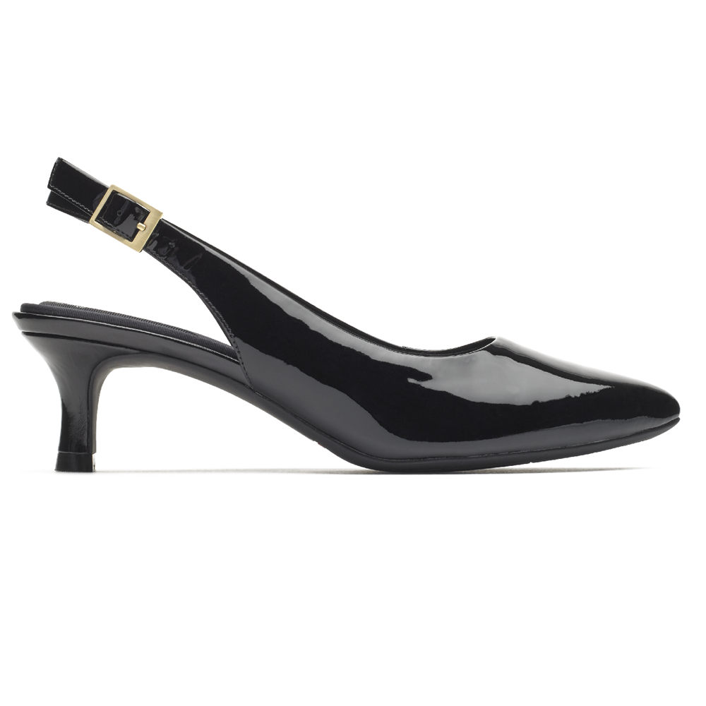 Rockport Pumps Dam Svarta - Total Motion Kaiya Slingback - LCGRA2095